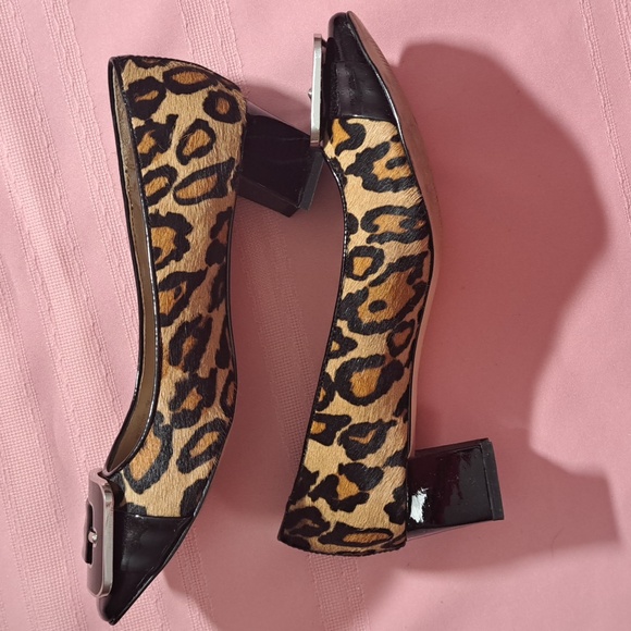 B Makowsky - BF Donna, Sz 7M, 2" heels Animal Print, - Picture 2 of 6
